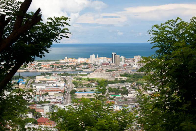 Panoramica de la Ciudad de Cartagena, Bolivar, Col...