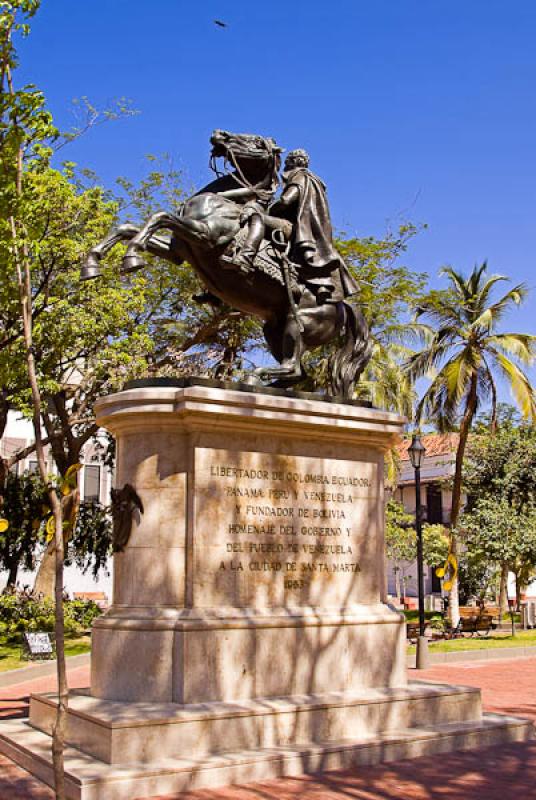 Monumento a Simon Bolivar, Santa Marta, Magdalena,...