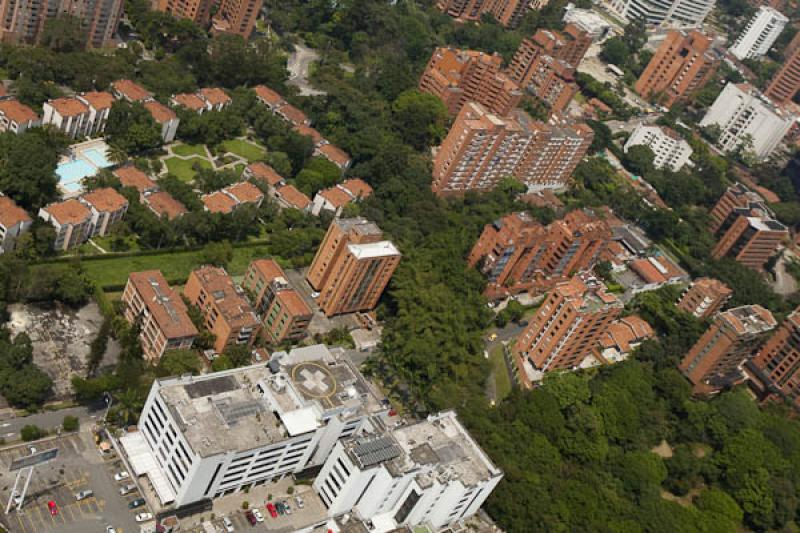 Panoramica del El Poblado, Medellin, Antioquia, Co...