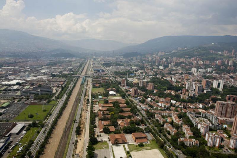 Panoramica de la Ciudad de Medellin, Antioquia, Co...