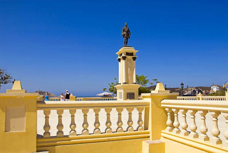 Estatua Rodrigo de Bastidas, Santa Marta, Magdalen...