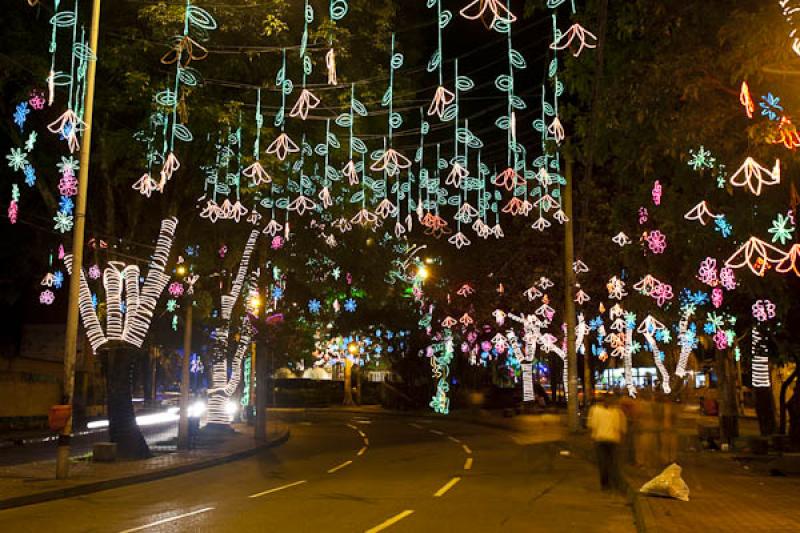 Avenida la Playa, Alumbrado del 2009, Medellin, An...