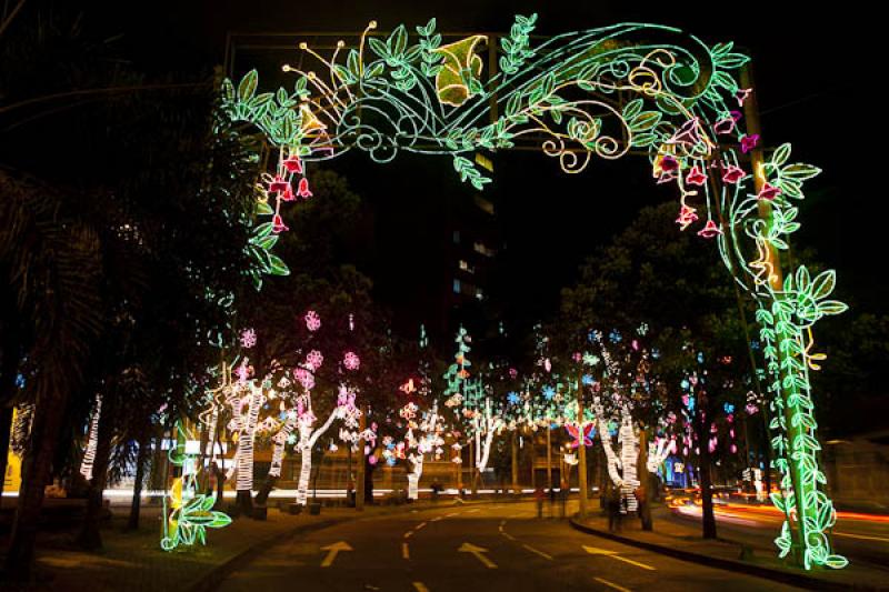 Avenida la Playa, Alumbrado del 2009, Medellin, An...