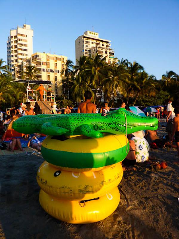 Inflables en la Playa, El Rodadero, Santa Marta, M...