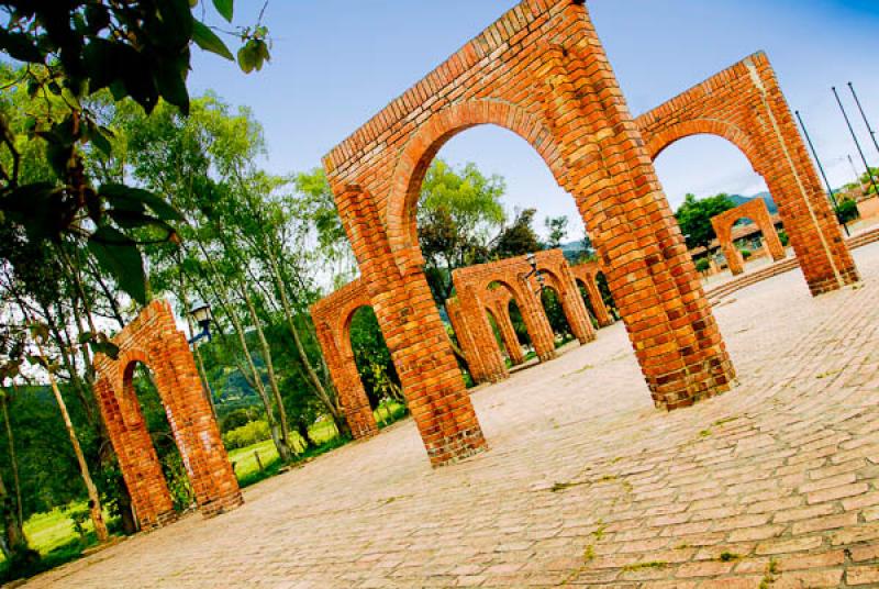 Arcos del Foro Municipal, Tabio, Provincia de Saba...