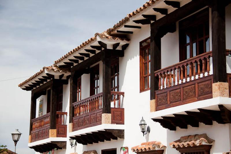 Arquitectura Colonial, Villa de Leyva, Boyaca, Tun...