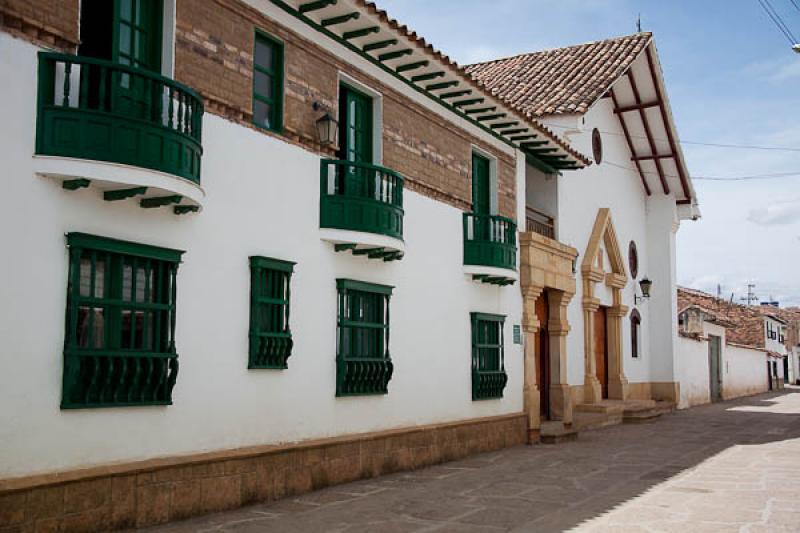 Arquitectura Colonial, Villa de Leyva, Boyaca, Tun...