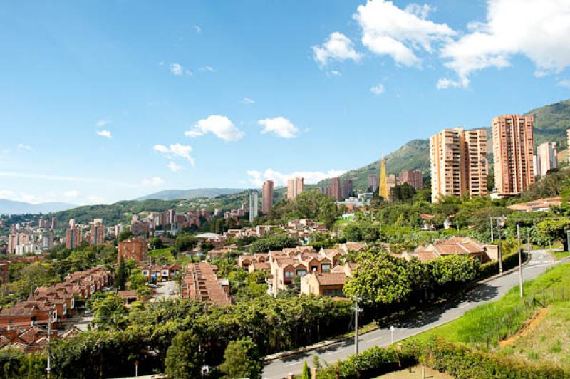 Panoramica El Poblado, Medellin, Antioquia, Colomb...