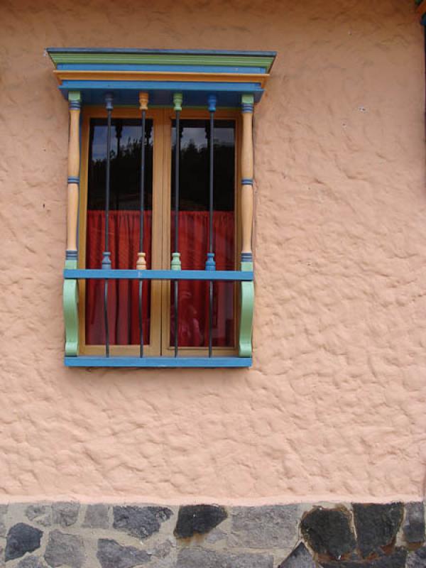 Ventana Colonial, Pueblito Boyacense, Tocogua, Dui...