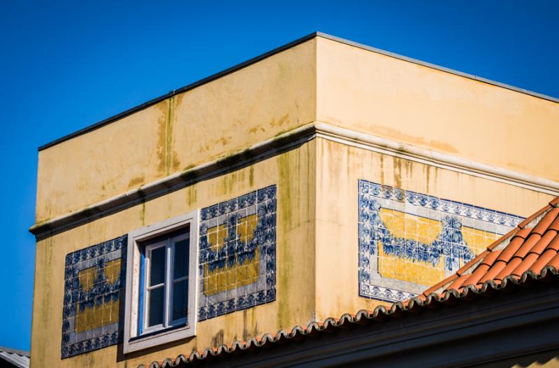 Vivienda Tradicional de de Lisboa, Portugal, Europ...