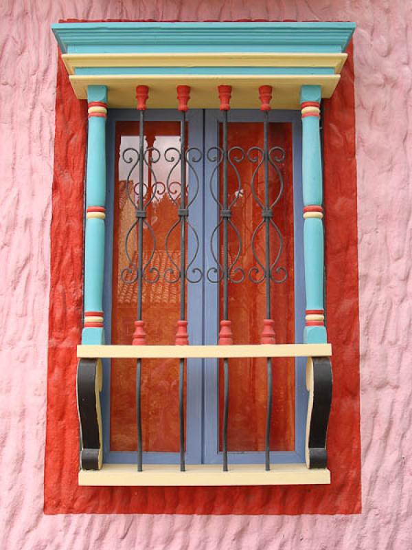 Ventana Colonial, Pueblito Boyacense, Tocogua, Dui...