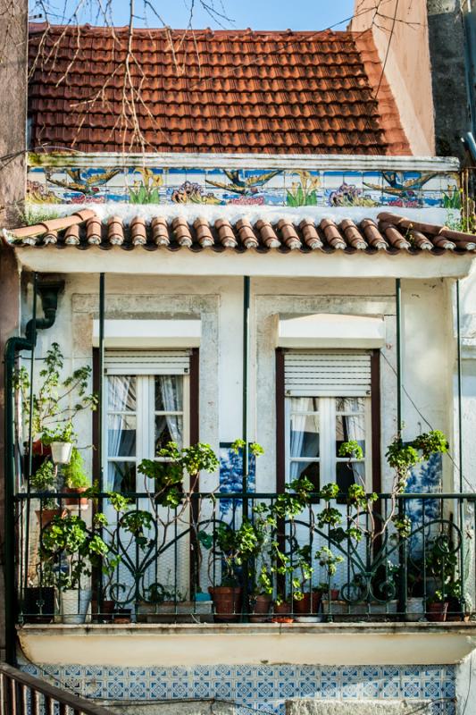 Casa del Barrio Alfama, Lisboa, Portugal, Europa O...