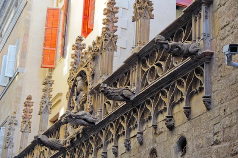 Barrio Gotico, Barcelona, CataluÃ±a, EspaÃ±a, ...