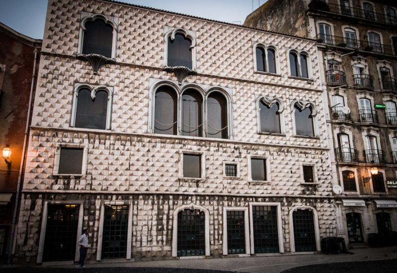 Casa dos Bicos Barrio Alfama, Lisboa, Portugal, Eu...