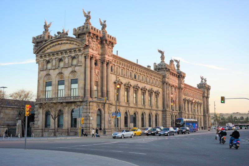 Casa de Aduanas, Port Vell, La Rambla, Barcelona, ...