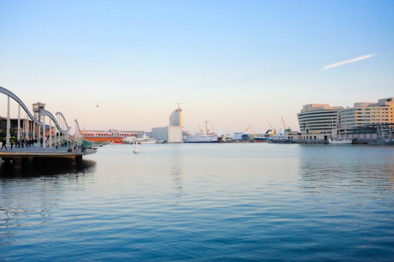 Port Vell, La Rambla, Barcelona, CataluÃ±a, Espa...