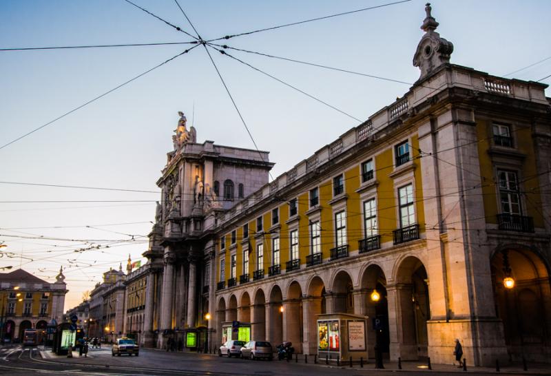 Arco de Rua Augusta, Lisboa, Portugal, Europa Occi...