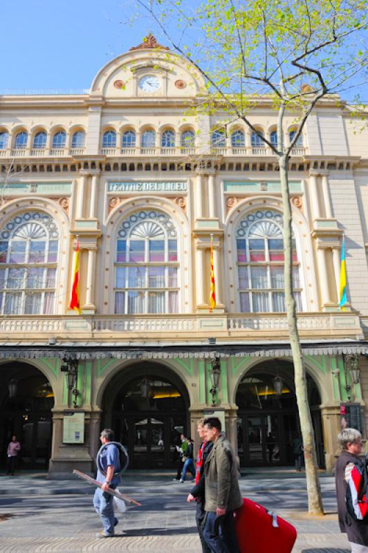 Gran Teatro del Liceo, La Rambla, Barcelona, Catal...