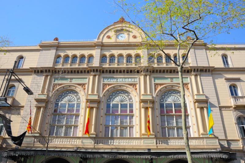 Gran Teatro del Liceo, La Rambla, Barcelona, Catal...