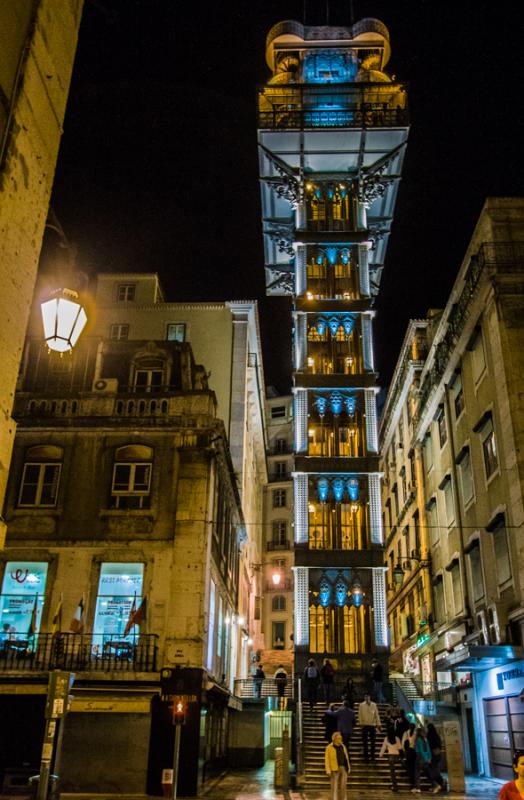 Elevador de Santa Justa, Lisboa, Portugal, Europa ...