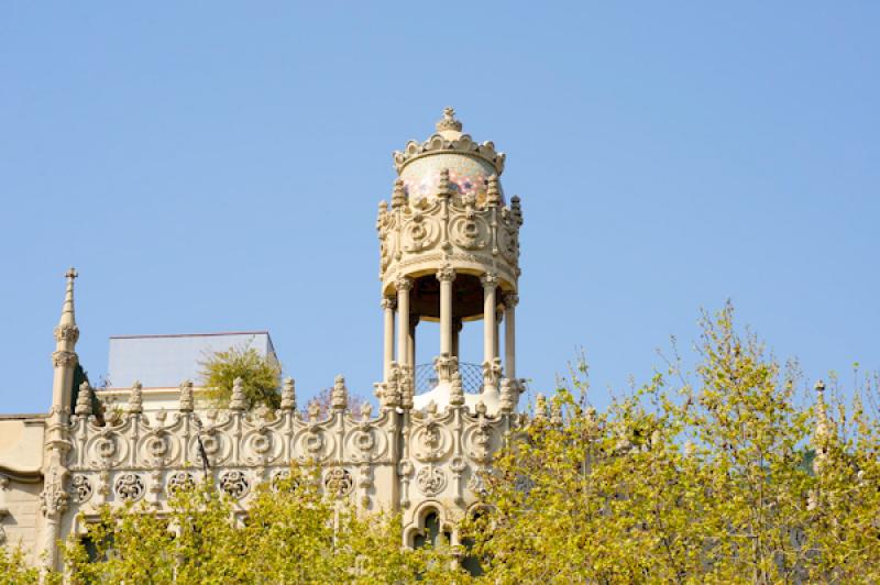 Casa Lleo Morera, Paseo de Gracia, Barcelona, Cata...