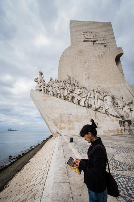 Monumento a los Descubrimientos en Belem, Lisboa, ...