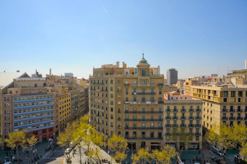 Paseo de Gracia, Barcelona, CataluÃ±a, EspaÃ±a...