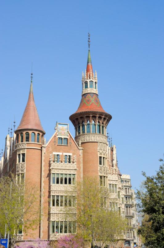 Casa de les Punxes, Avenida Diagonal, Barcelona, C...