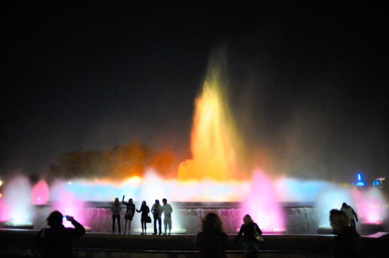 Fuente Magica de Montjuic, Montjuic, Barcelona, Ca...