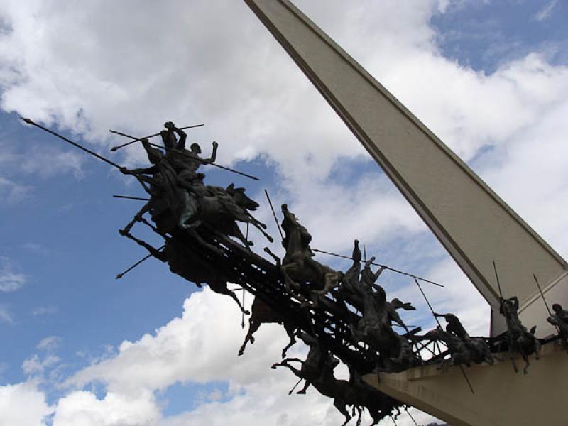 Monumento de los Lanceros del Pantano de Vargas, P...