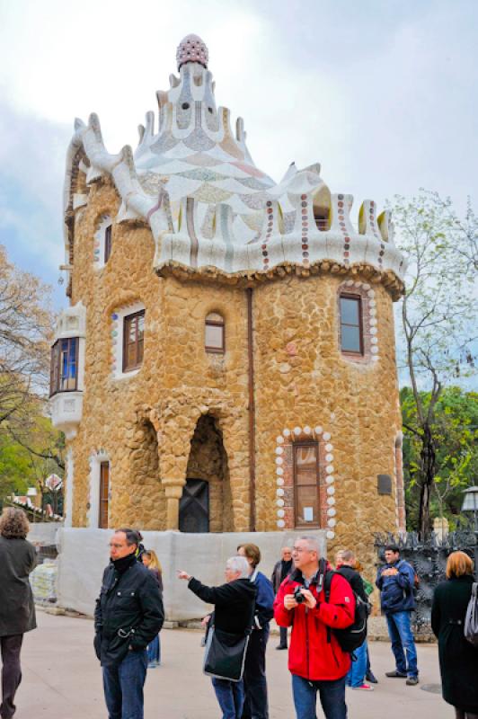 Los Pabellones, Parque GÃ¼ell, Barcelona, Catalu...