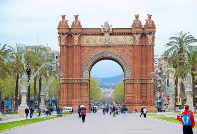 Arco del Triunfo, Barcelona, CataluÃ±a, EspaÃ±...