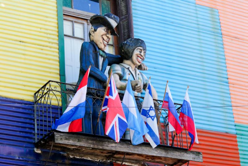 Caminito, La Boca, Buenos Aires, Argentina, Sur Am...