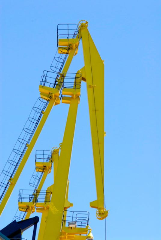 Grua en Puerto Madero, Buenos Aires, Argentina, Su...