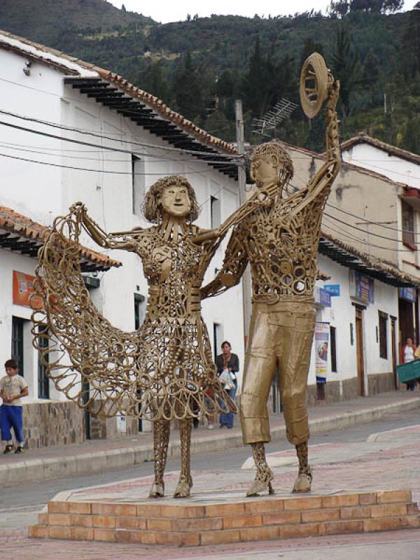 Escultura en Tibasosa, Boyaca, Tunja, Colombia