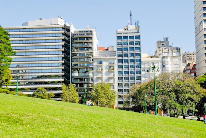 Plaza General San Martin, Retiro, Buenos Aires, Ar...