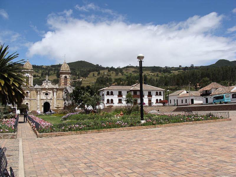 Parque Principal, Tibasosa, Boyaca, Tunja, Colombi...