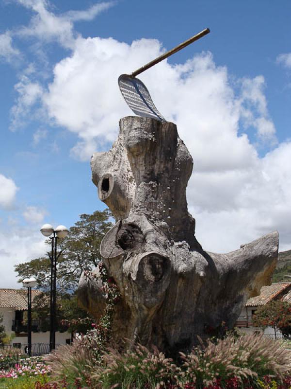 Monumento al Azadon, Tibasosa, Boyaca, Tunja, Colo...