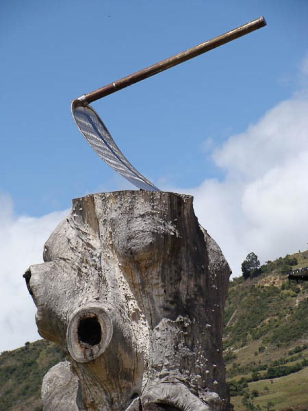 Monumento al Azadon, Tibasosa, Boyaca, Tunja, Colo...