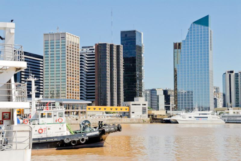 Edificios en Puerto Madero, Buenos Aires, Argentin...