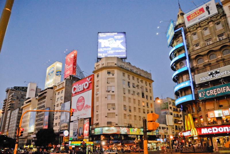 Avenida Corrientes, Buenos Aires, Argentina, Sur A...