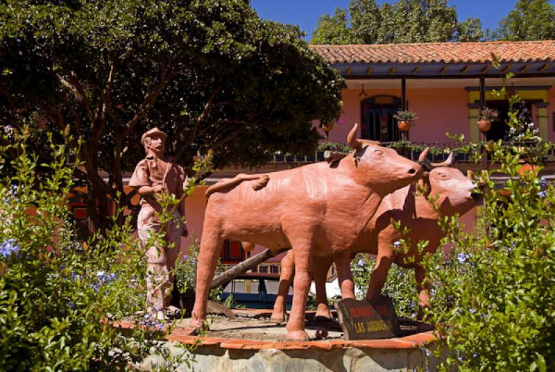 Monumento al Artesano, Raquira, Boyaca, Tunja, Col...