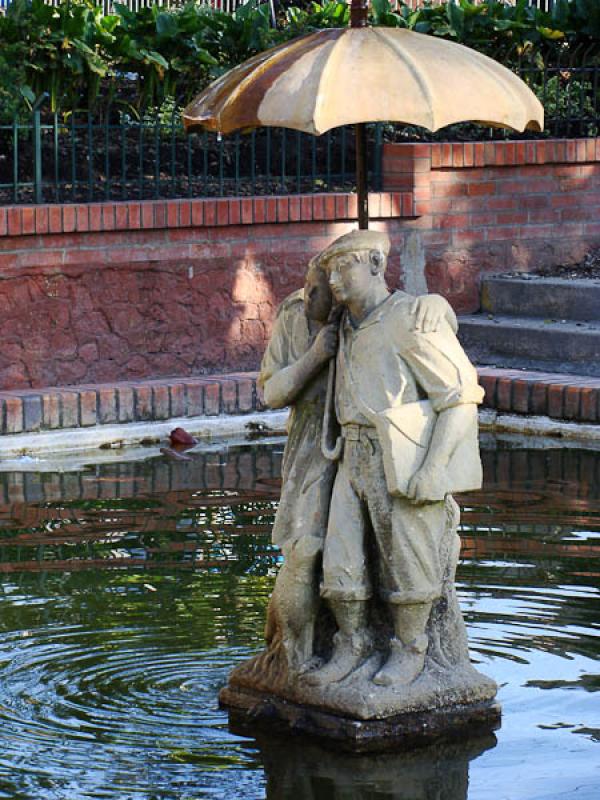 Fuente en Parque Central, Guasca, Cundinamarca, Co...