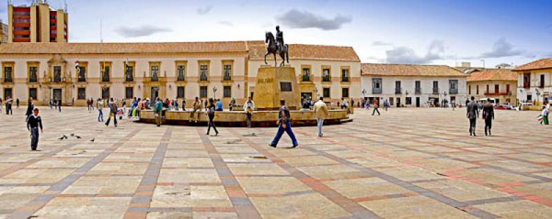 Plaza de Bolivar, Tunja, Boyaca, Colombia