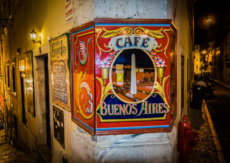 Cafe de Buenos Aires Barrio Alto Lisboa, Lisboa, P...