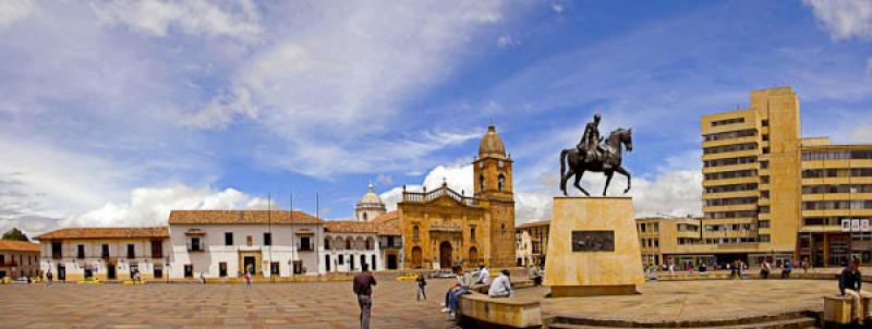 Plaza de Bolivar, Tunja, Boyaca, Colombia