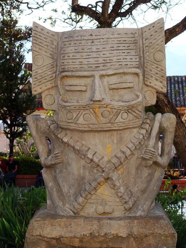 Escultura Precolombina, Guasca, Cundinamarca, Colo...