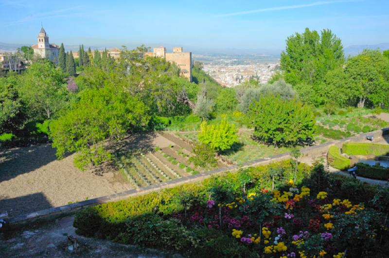 Generalife, Alhambra, Granada, Andalucia, EspaÃ±...