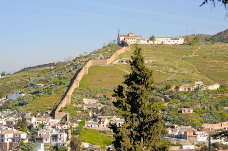 Muralla Ziri, Albaicin, Granada, Andalucia, EspaÃ...