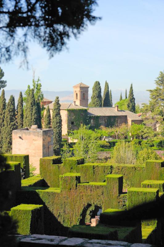 Generalife, Alhambra, Granada, Andalucia, EspaÃ±...